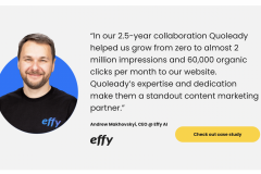 Case Study: from 0 to 60k Traffic per Month for Effy AI with Long Tail Keywords